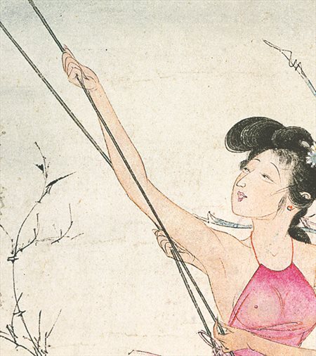 白河县-胡也佛的仕女画和最知名的金瓶梅秘戏图